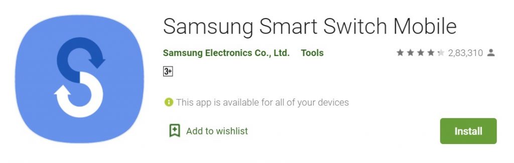 Samsung Smart Switch for PC